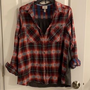 Knox rose flannel